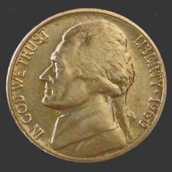 🔥1960 D Jefferson Nickel,🔥 D/D💯 In Amazing Condition For This Particular Year - Picture 2 of 10